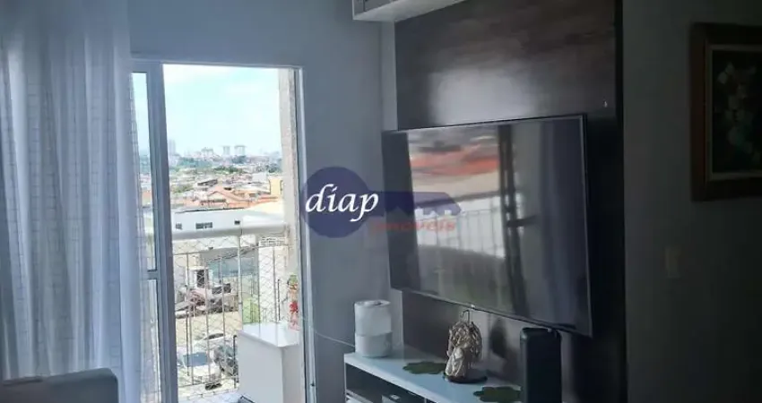 Lindo apartamento no Jardim Modelo com 2 quartos, sala ampla, banheiro, cozinha, lavanderia e 1 vaga de garagem. O condomínio oferece lazer completo.