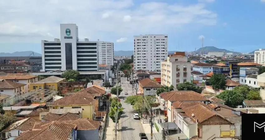 Apartamento 2 dormitórios com suíte e sacada – santos (65m²)