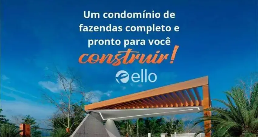 Condomínio de fazendas a partir de 20.000 m² região da sera do cipó