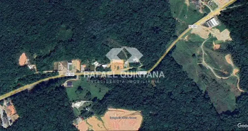 Terreno à venda, 440,00m², sc 281, são pedro de alcântara - sc