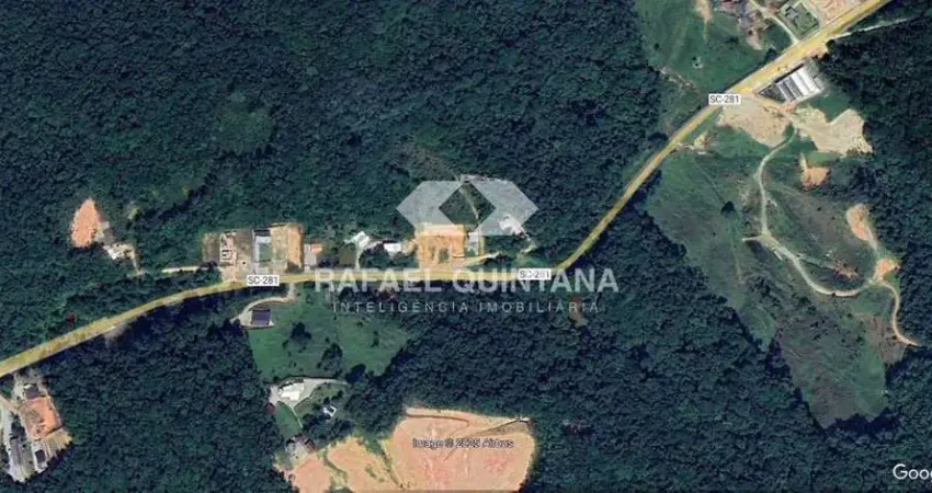 Terreno à venda, 440,00m², sc 281, são pedro de alcântara - sc