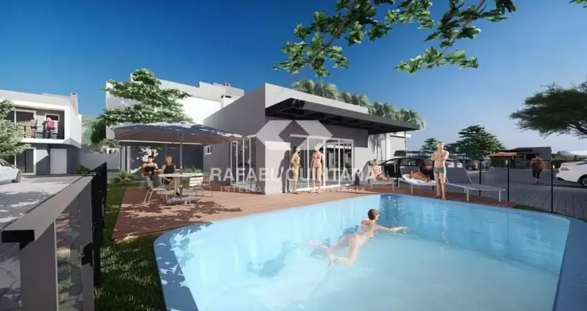 Condomínio de casas/sobrados à venda, 2 suítes, 1 vaga, praia da armação - florianópolis