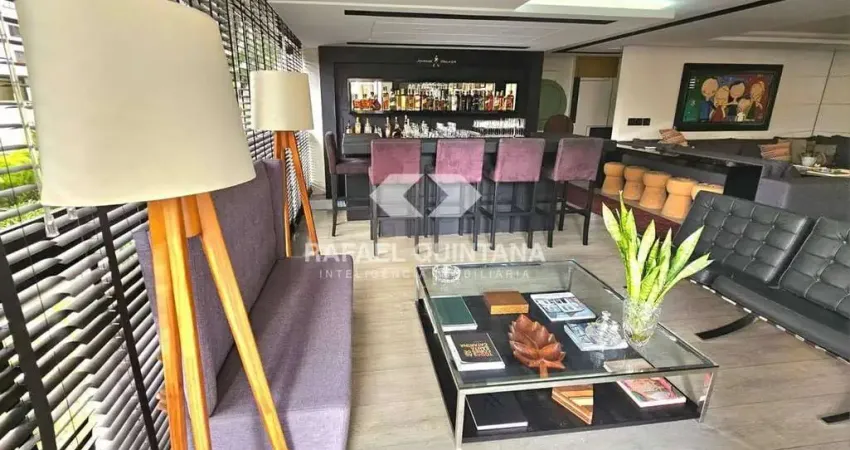 Apartamento à venda, 4 quartos sendo 2 suítes, mobiliado e decorado, 325 m² privativos, 3 vagas, centro, florianópolis - sc