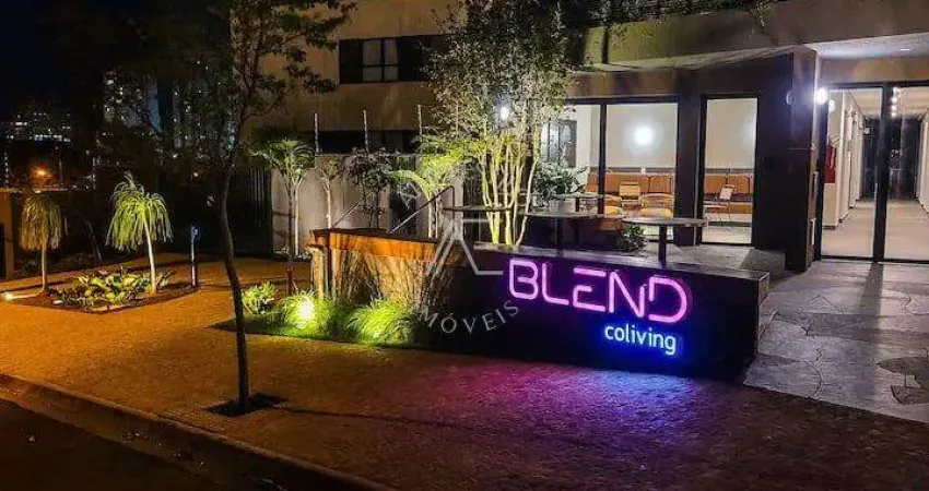 Apartamento jd nova aliança sul  blend coliving moderno e mobiliado 28,43 m  1 vaga