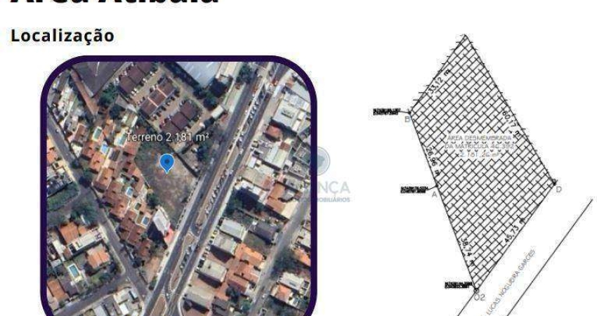 Terreno à venda, 2181 m² por R$ 7.500.000,00 - Jardim Itapetinga - Atibaia/SP