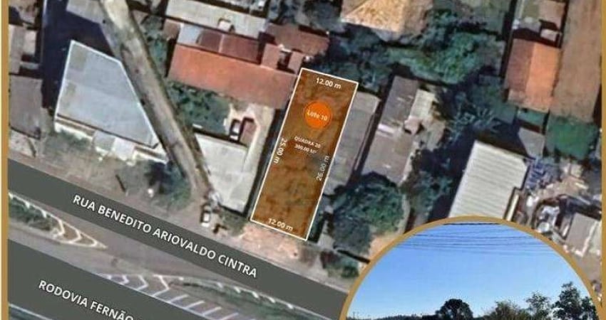 Terreno à venda, 384 m² por R$ 530.000,00 - Parque Fernão Dias - Atibaia/SP