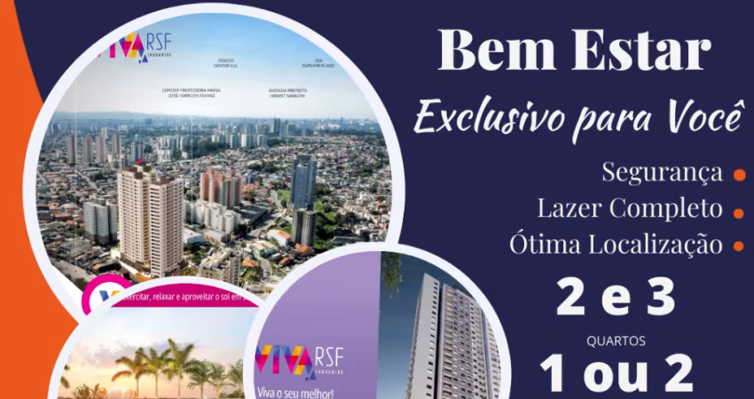 APARTAMENTOS 2 E 3 DORMITÓRIOS NO JAGUARIBE EM OSASCO