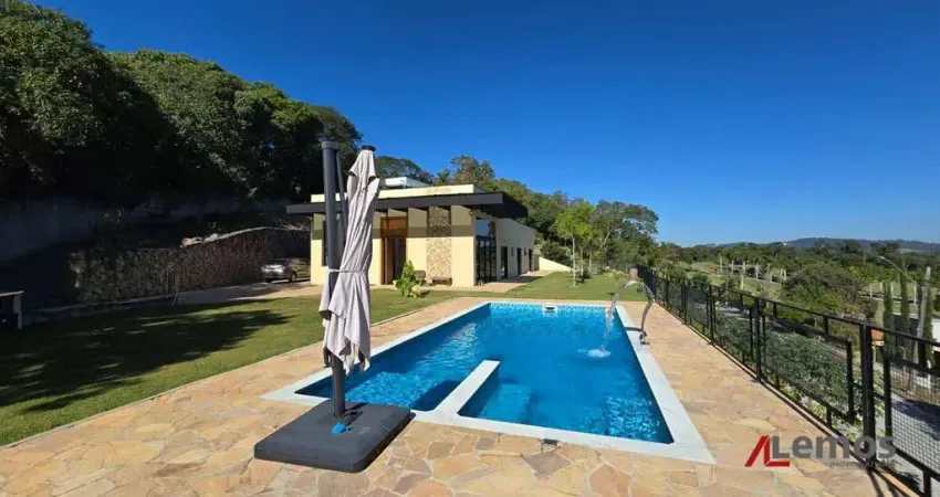 Casa com 3 dormitórios à venda, no condominio chácara pedra grande - atibaia/sp