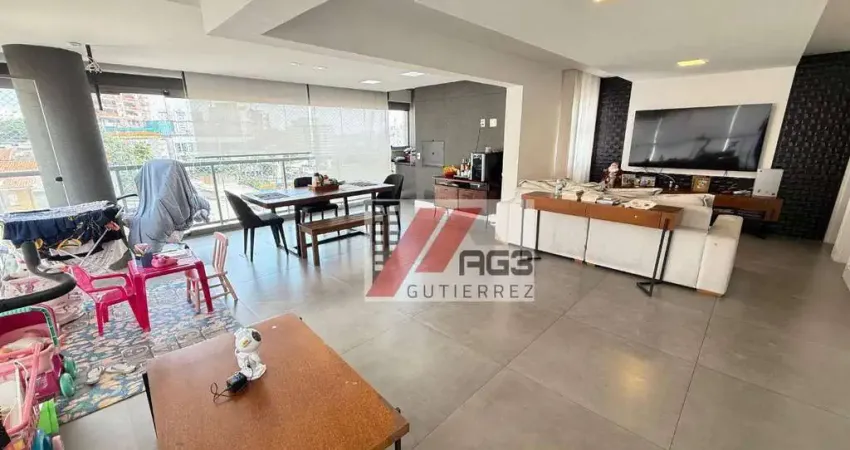 Apartamento mobiliado de 3 dormitórios, suítes, varanda gourmet, lazer completo e duas vagas no alto da lapa