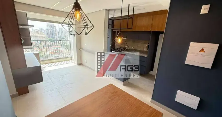 Apartamento novo de 2 dormitórios, rico em planejados e ar-condicionado com 1 banheiro, uma vaga e lazer completo na pompeia