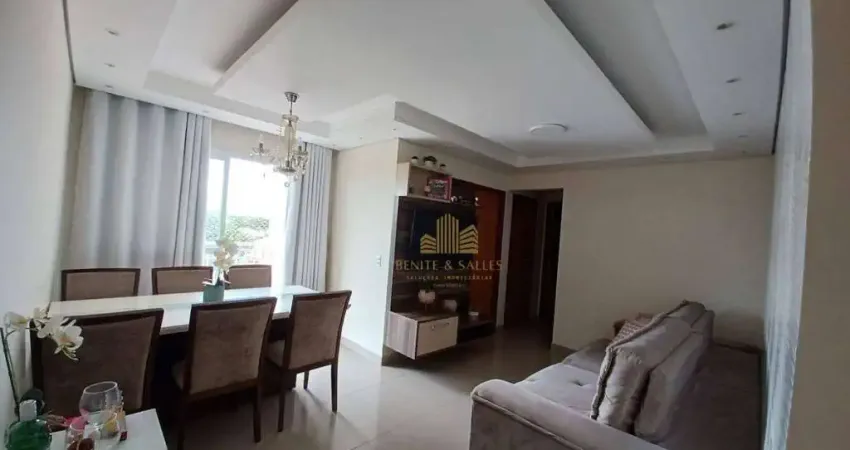 Apartamento com 3 dormitórios para alugar, 76 m² por r$ 2.812,00/mês - jardim nova indaiá - indaiatuba/sp