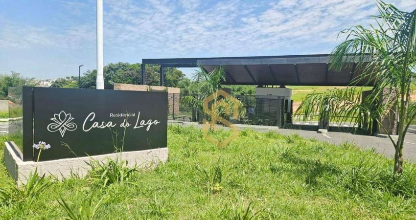 Terreno à venda, 433 m² por R$ 530.000 - Condomínio Residencial Casa do Lago - Indaiatuba/SP