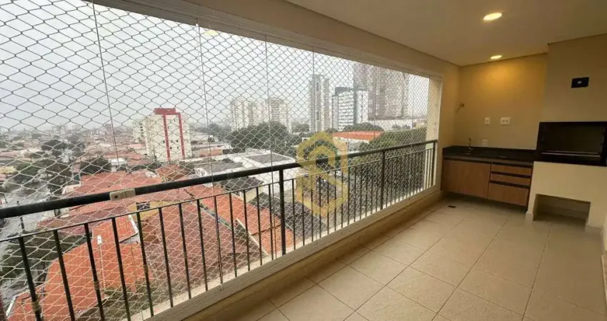 Apartamento com 3 dormitórios para alugar, 116 m² por R$ 5.195/mês - Cidade Nova I - Indaiatuba/SP