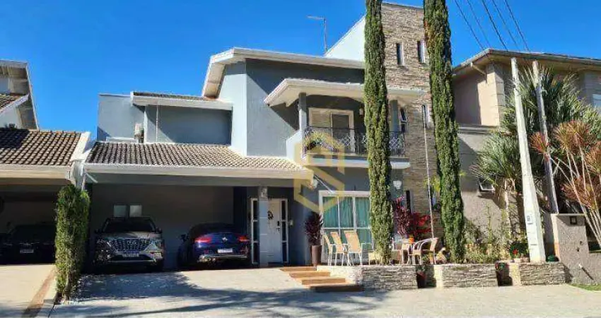 Sobrado com 3 dormitórios, 248 m² - venda por r$ 2.190.000,00 ou aluguel por r$ 12.628,66/mês - jardim villa romana - indaiatuba/sp