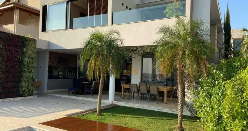 Sobrado com 4 dormitórios à venda, 500 m² por r$ 5.100.000,00 - condomínio jardim paradiso - indaiatuba/sp