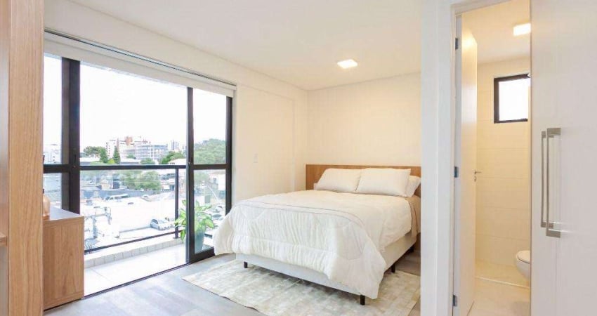 Apartamento Duplex 2 quartos 1 vaga locação 45 m² por R$ 3.500/mês - Centro - Curitiba/PR