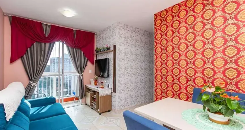 APARTAMENTO SEMI MOBILIADO FACE NORTE EM CONDOMÍNIO CLUBE NO BAIRRO PINHEIRINHO