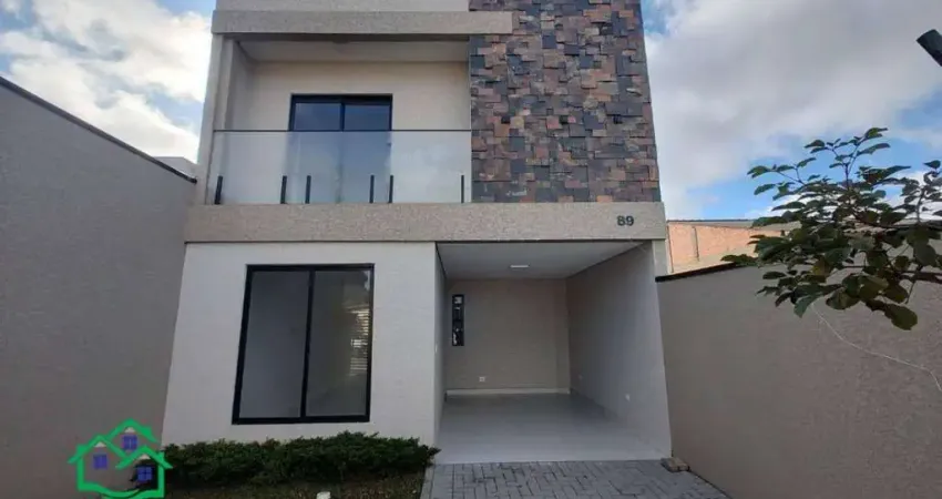Sobrado com 3 dormitórios à venda, 143 m² por R$ 750.000,00 - Gralha Azul - Fazenda Rio Grande/PR