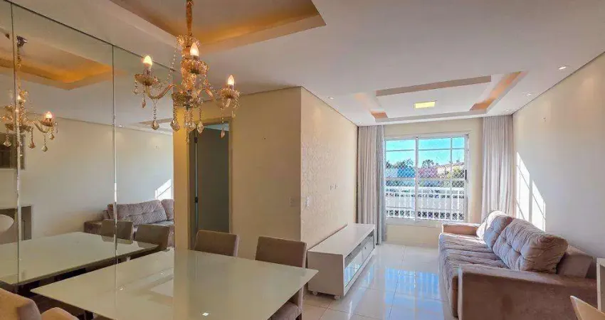 Apartamento com 3 dormitórios para alugar, 64 m²- Campo Comprido - Curitiba/PR