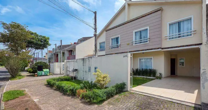 Sobrado com 3 dormitórios à venda, 121 m² por r$ 649.990 - xaxim - curitiba/pr