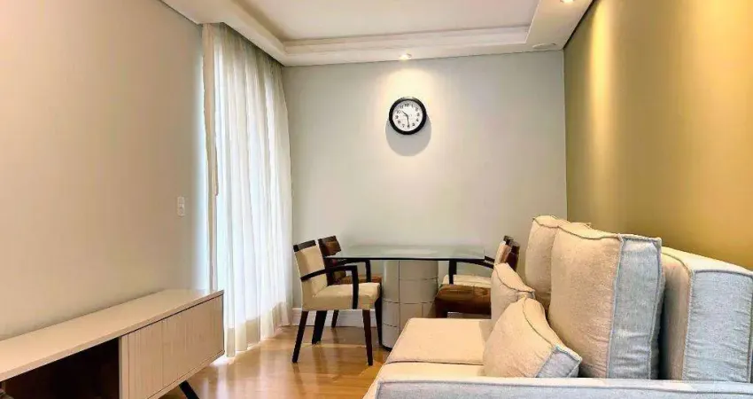 Apartamento com 1 dormitório para alugar, 40 m² - juvevê - curitiba/pr