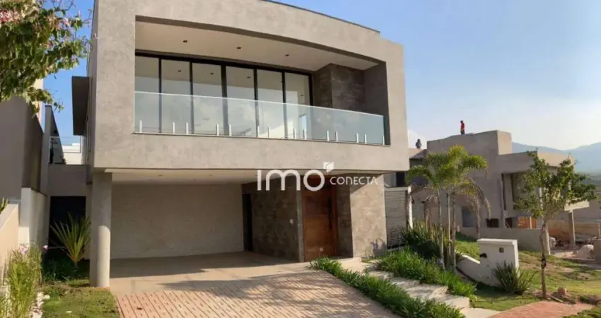 Vende se Casa Nova Conceito Inovador Cond. Brisas de Jundiaí   moderna , bem estruturada, 360m² A.T  286m² A.C  3 suítes , piscina.. belíssima.