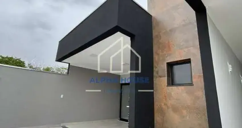 Linda casa recém-construída com 3 dormitórios (sendo 01 suíte) e piscina para locação e venda no ba