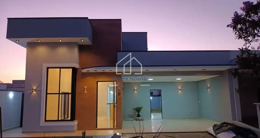 Belíssima casa nova à venda, condomínio residencial ouroville, taubaté, sp