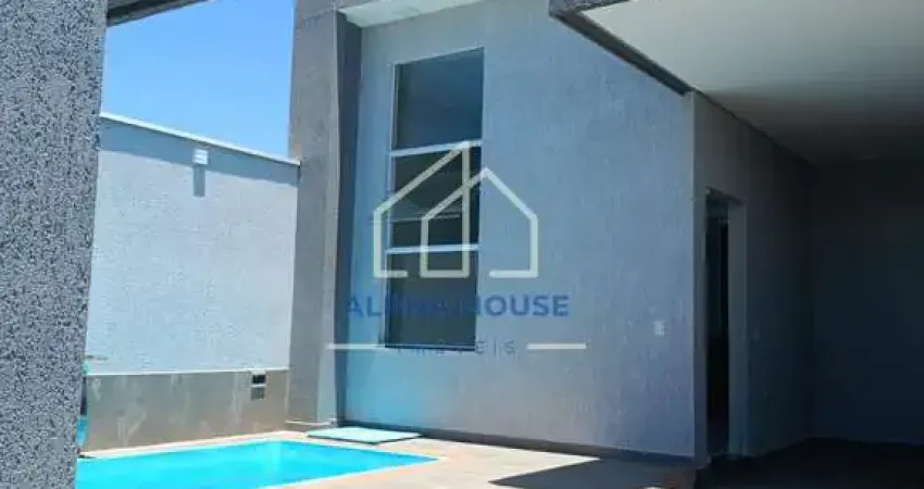 Belíssima casa com piscina à venda, loteamento residencial e comercial flamboyant, pindamonhangaba,