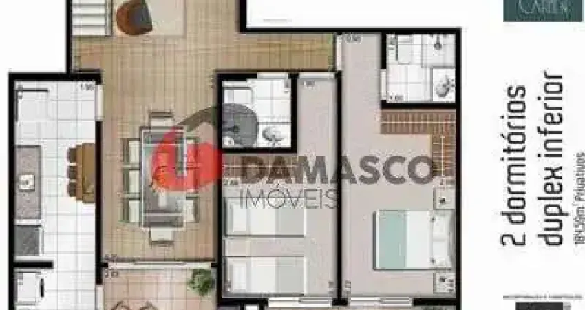 Cobertura à venda 2 quartos, 1 suite, 3 vagas, santa maria, são caetano do sul - sp