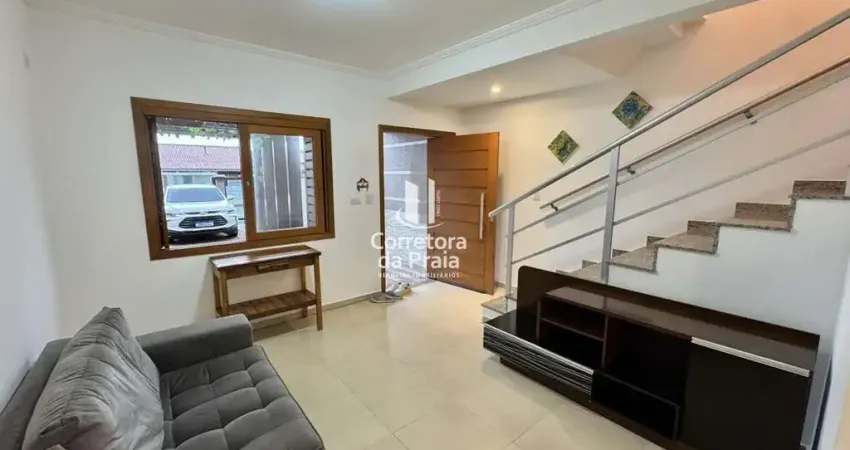 Duplex para venda em imbé, centro, 2 dormitórios, 2 suítes, 3 banheiros, 2 vagas