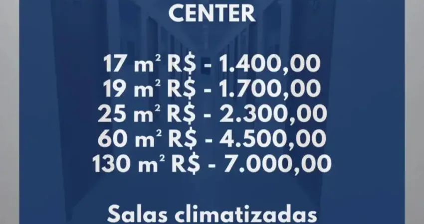 Alugo Salas Comerciais na Av Djalma Batista - Tamanhos variados.