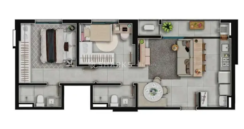 Apartamento com 2 quartos à venda na R., 12, Setor Aeroporto, Goiânia