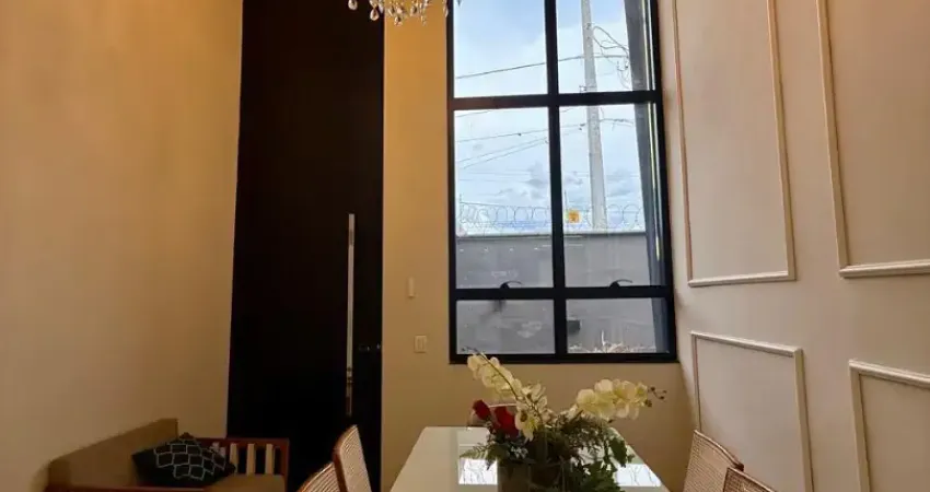 Casa semi-nova totalmente mobiliada no papillon park , aparecida de goiânia , próximo à fundação bradesco.