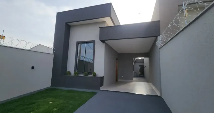 Casa térrea nova - jardim boa esperança - aparecida de goiânia