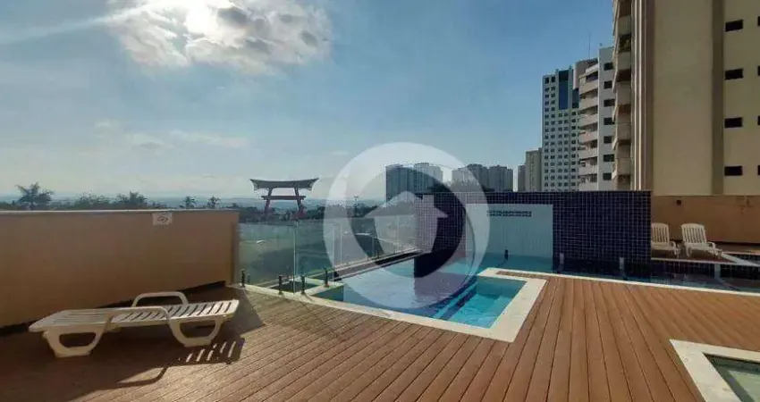 Apartamento com 1 dormitório para alugar, 55 m² por R$ 4.752,50/mês - Jardim Aquarius - São José dos Campos/SP