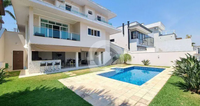 Sobrado com 4 dormitórios à venda, 337 m² por r$ 2.980.000,00 - condomínio residencial jaguary - são josé dos campos/sp