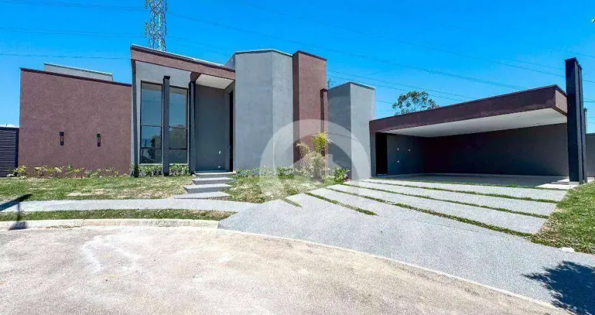Casa em condomínio com 3 suites , piscina  à venda, 193 m² por r$ 1.600.000 - condomínio terras do vale - caçapava/sp