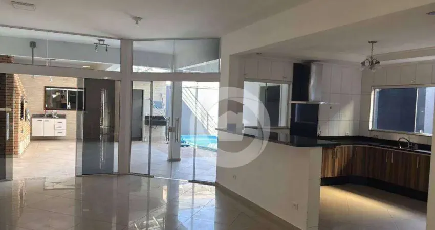 Sobrado com 4 dormitórios, 266 m² - venda por r$ 1.362.000 ou aluguel por r$ 8.100/mês - loteamento villa branca - jacareí/sp
