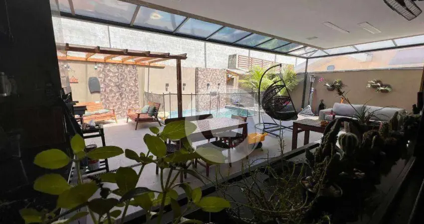 Sobrado com 3 dormitórios para alugar, 219 m² por r$ 9.400,00/mês - parque califórnia - jacareí/sp