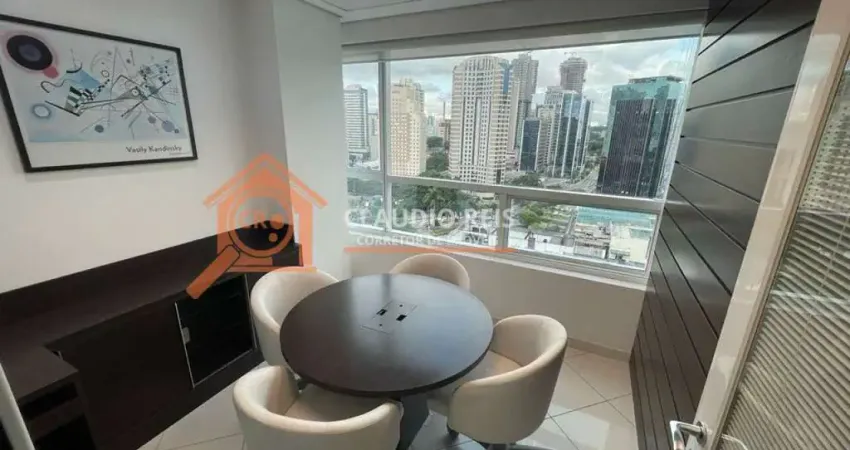 Sala comercial com 2 salas para alugar na Avenida Roque Petroni Júnior, 1089, Jardim das Acacias, São Paulo