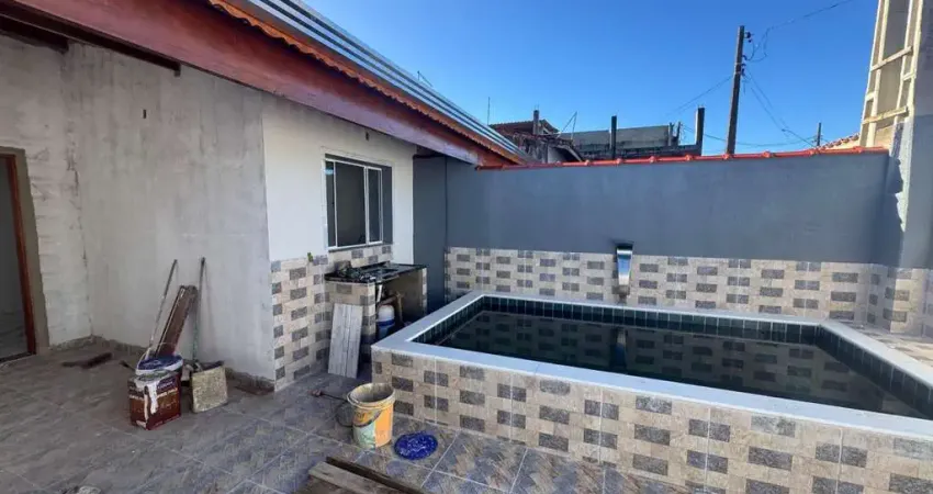 Casa para venda em itanhaém, nova itanhaém, 2 dormitórios, 1 suíte, 1 banheiro, 2 vagas