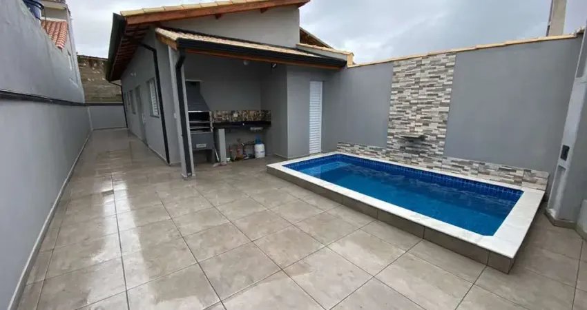 Casa para venda em itanhaém, balneário gaivotas, 2 dormitórios, 2 banheiros, 1 vaga