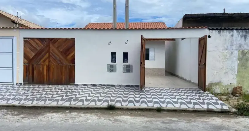 Casa para venda em itanhaém, vila verde mar, 2 dormitórios, 1 suíte, 1 banheiro, 2 vagas