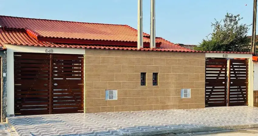 Casa para venda em itanhaém, magalhães, 2 dormitórios, 1 suíte, 1 banheiro, 2 vagas