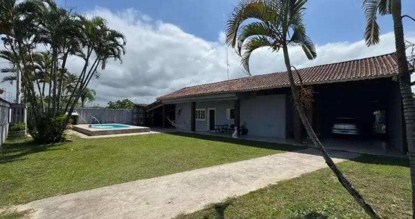Casa para venda em itanhaém, jardim regina, 3 dormitórios, 2 banheiros, 10 vagas
