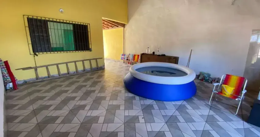 Casa para venda em itanhaém, jardim das palmeiras, 2 dormitórios, 1 banheiro, 3 vagas