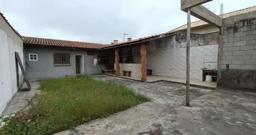 Casa para venda em itanhaém, bopiranga, 1 dormitório, 1 banheiro, 10 vagas