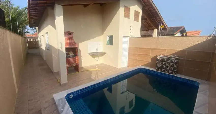 Casa para venda em itanhaém, jardim jamaica, 2 dormitórios, 1 suíte, 1 banheiro, 2 vagas