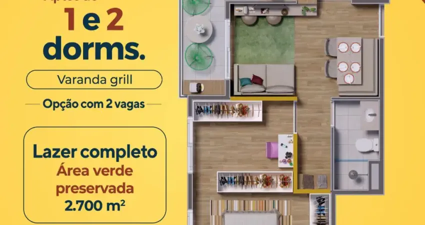 Apartamento com 2 quartos à venda na Estrada Doutor Cícero Borges de Morais, 2993, Vila Universal, Barueri
